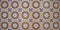 Checkered traditional Cuban ceramic mosaic tile background pattern