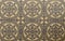 Checkered traditional European ceramic mosaic tile background pattern