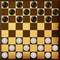 Checkers. Chess board. Checker game. Vector illustration.