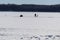 Checking Out a Lonely Snowman in the Middle of a Frozen Lake