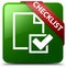 Checklist green square button