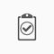 Checklist icon, choice, choose, clipboard, comment