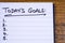 Checklist for Todays Goals