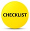 Checklist yellow round button