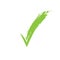 Checkmark confirm icon, vector on white background