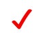 Checkmark correct tick icon. Confirm approval checklist done vector icon