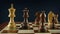 Checkmate In Game Of Chess Moving Shot