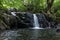 Ched Kod waterfall in rain forest at Khao Yai National park, Thailand