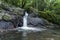 Ched Kod waterfall in rain forest at Khao Yai National park, Thailand