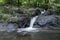 Ched Kod waterfall in rain forest at Khao Yai National park, Thailand