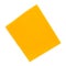 Cheddar cheese slice isolated on the white background.