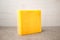 Cheddar cheese on a white background