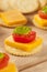 Chedder Cheese and Cracker Appetizer