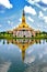 Chedi Maha Mongkol Bua, the golden pagoda landmark of Roi Et Province, northeastern Thailand