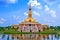 Chedi Maha Mongkol Bua, the golden pagoda landmark of Roi Et Province, northeastern Thailand