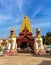 Chedi Phutthakhaya or Puttakaya Pagoda, Wat wang Wiwekaram or wat luang pho uttama in Sangkhlaburi, Kanchanaburi