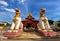 Chedi Phutthakhaya or Puttakaya Pagoda, Wat wang Wiwekaram or wat luang pho uttama in Sangkhlaburi, Kanchanaburi