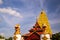 Chedi Phutthakhaya or Puttakaya Pagoda, Wat wang Wiwekaram or wat luang pho uttama in Sangkhlaburi, Kanchanaburi