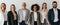 A Cheerful And Accomplished Group Of Professionals, Standing Against A White Backdrop