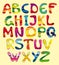 Cheerful alphabet