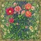 Cheerful brightly colored spring flowers, ai Generated, generative AI, CGI graphics