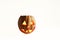 Cheerful Halloween pumpkin isolated on a white background with a