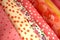 Cheerful Pink and Red Print Fabrics