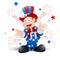 Cheerful Uncle Sam Illustration