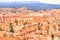 Cheering celebrating happy hiker in Bryce Canyon