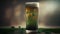 Cheers to St. Patrick\\\'s Day - Sip a Mug of Ale and Enjoy the Festive Clover Leaves. Generative Ai
