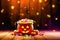 Cheery Halloween Accent: Smiling Jack-o-Lantern - Generative AI