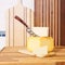 Cheese Aperitif White Cheddar Yellow Gouda Walnut Maple Wood Chopping Block