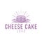 cheese cake logo vector