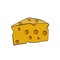 Cheese clipart vector illustration