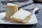 Cheese collection, French soft Chabichou of Poitou cheese made from goat milk in region Nouvelle-Aquitaine, France