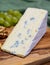 Cheese collection, German creamy blue brie Cambozola soft cheese with blue mould