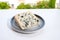 Cheese collection, semi-hard French blue cheese roquefort from Roquefort-sur-Soulzon, France