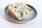 Cheese collection, semi-hard French blue cheese roquefort from Roquefort-sur-Soulzon, France