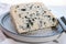 Cheese collection, semi-hard French blue cheese roquefort from Roquefort-sur-Soulzon, France