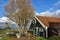 Cheese farm and windmill at the Zaanse Schans, Koog aan de Zaan, Holland