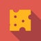 Cheese flat icon