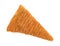 Cheese flavored cone shaped corn chip