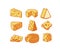 Cheese icon set.