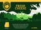 Cheese illustration with cows, calves, farm and milk splash