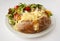 Cheese Jacket Potato with side salad