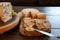 Cheese plate and wine including chardonnay, gourmet crackers