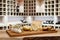 Cheese plate and wine rack