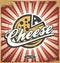 Cheese retro metal sign