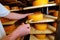 Cheese ripening in industrial food production