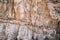 Cheese rocks from quartzite sandstone on Balck Sea in Crimea